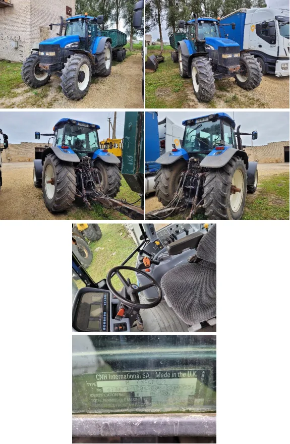 New Holland TM190 ratinis traktorius