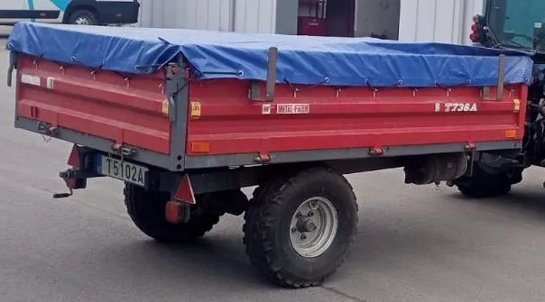 Traktoriaus puspriekabė Metal-Fach T736A, 2016 m.