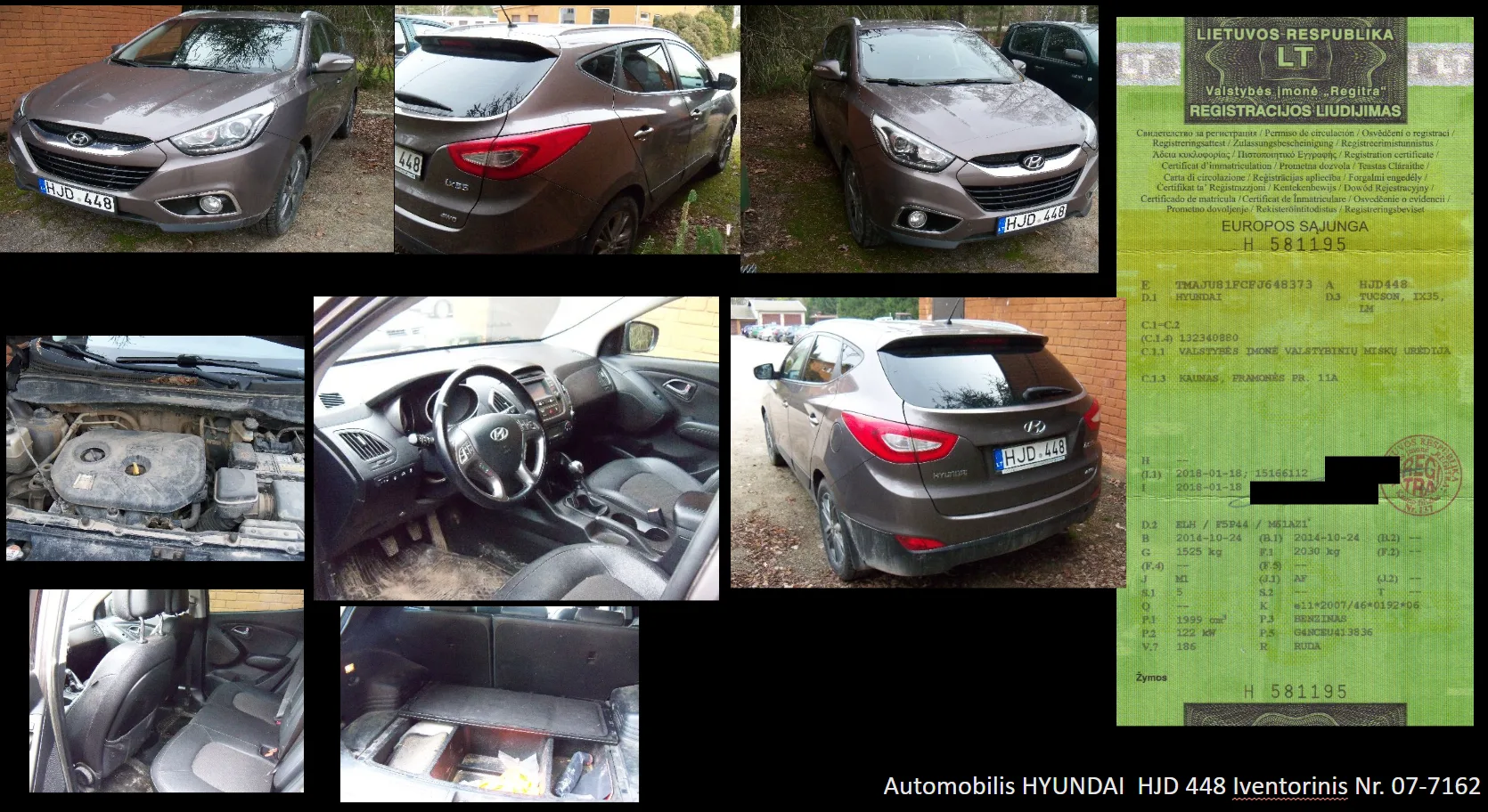 Parduodamas Hyundai Tucson IX35 LM automobilis, 2014 m.