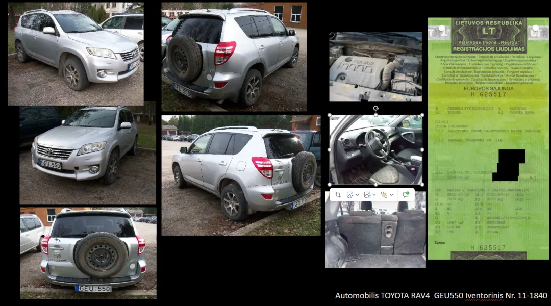 Parduodamas 2012 m. Toyota RAV4 automobilis, blogos būklės