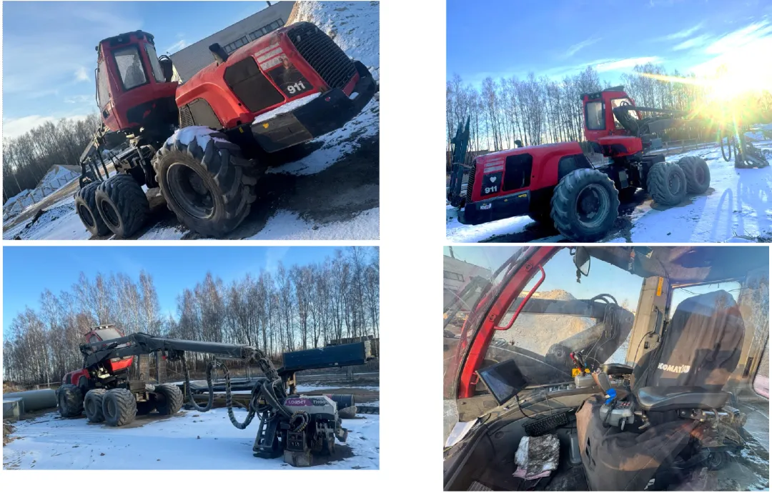 Parduodama miško kirtimo mašina Komatsu 911CX-6