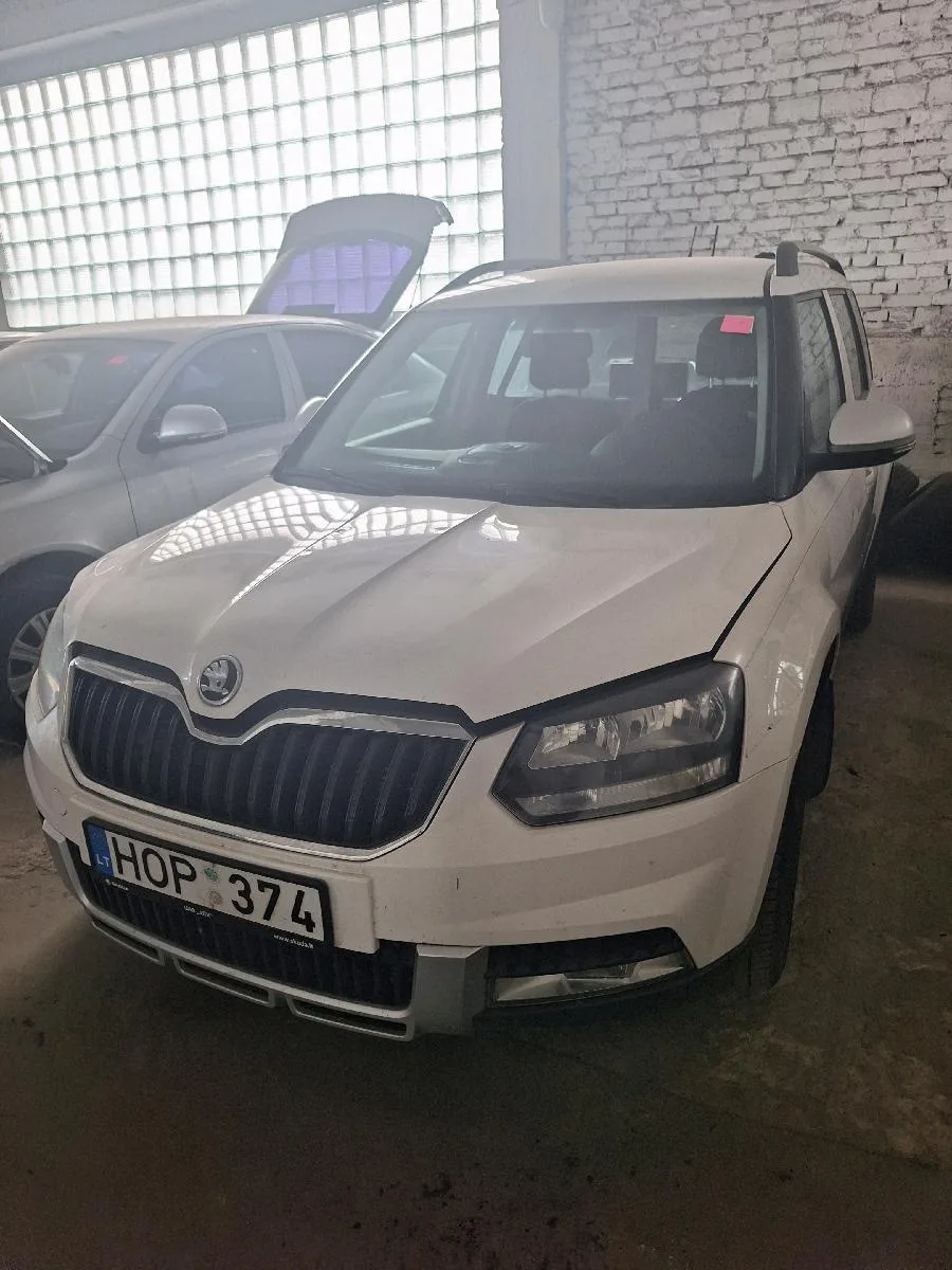 Parduodamas Škoda Yeti automobilis, 2015 m.