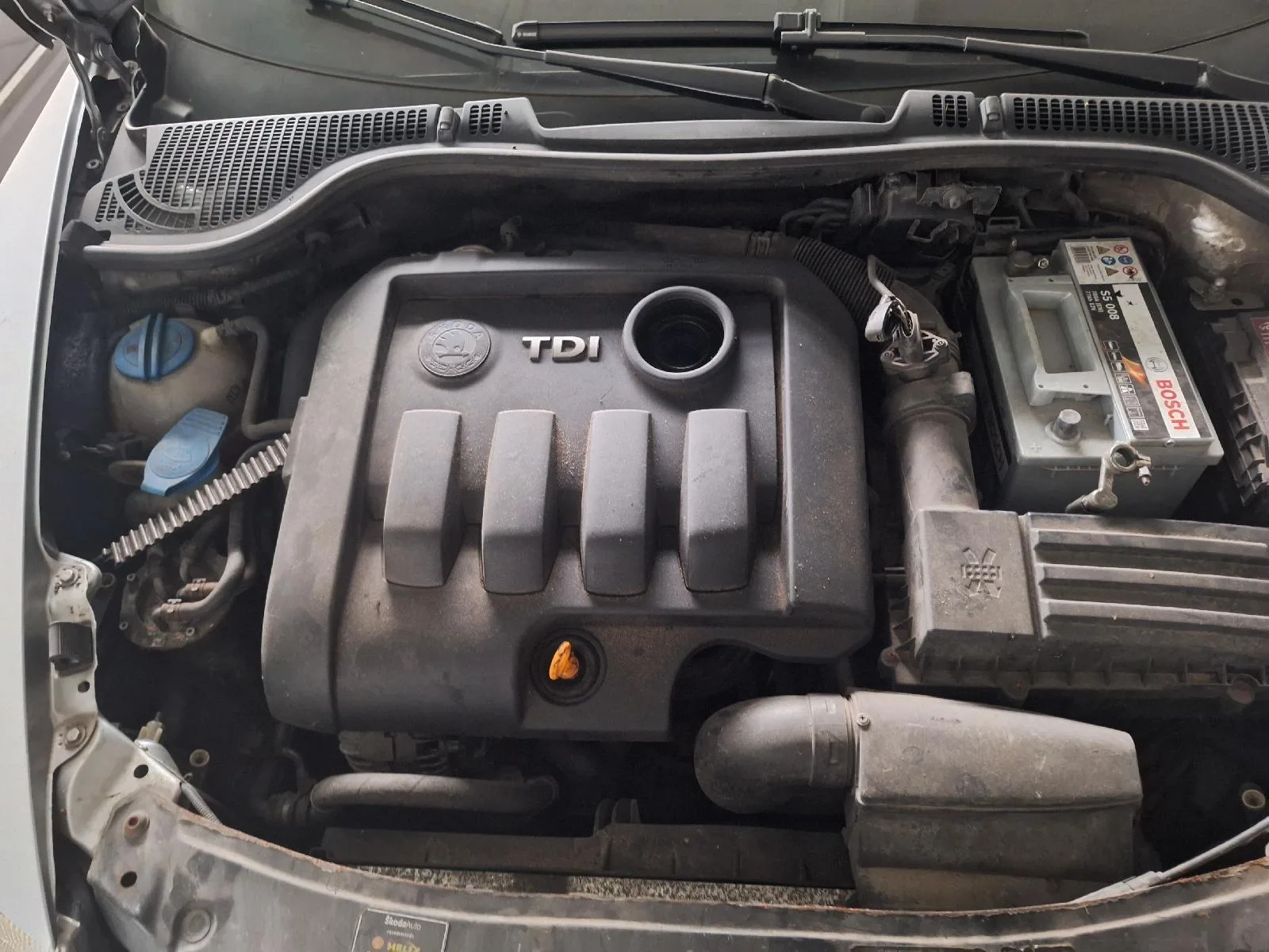 Škoda Octavia, 2008 m., dyzelinas, su defektais