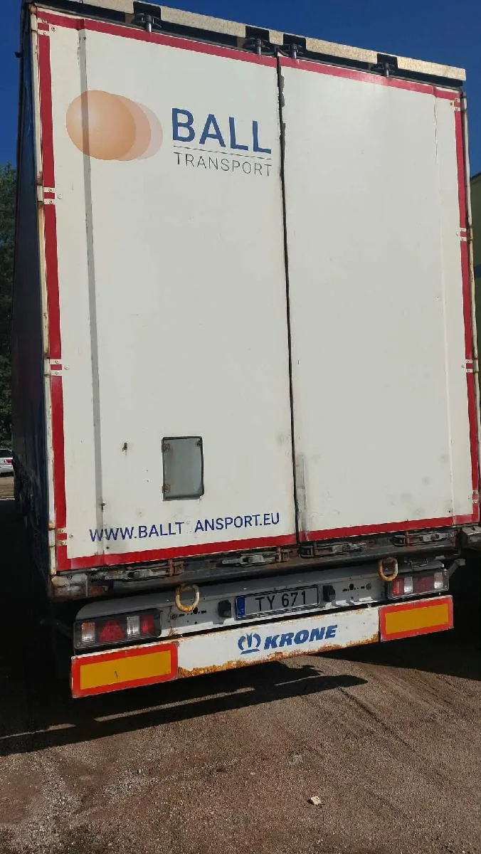 KRONE SDP 27 sunkiasvorė puspriekabė