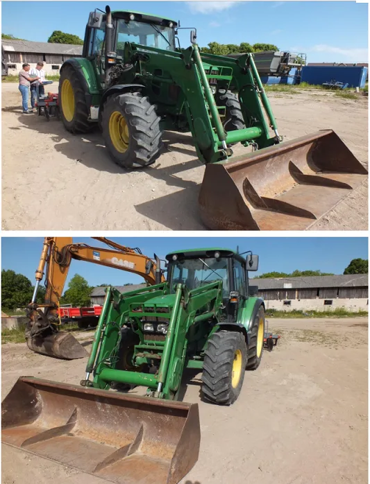 Ratinis traktorius John Deere 6430