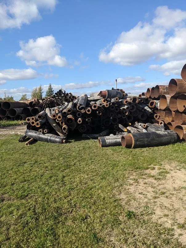 Plieninių vamzdžių ir kito metalo laužo pardavimas