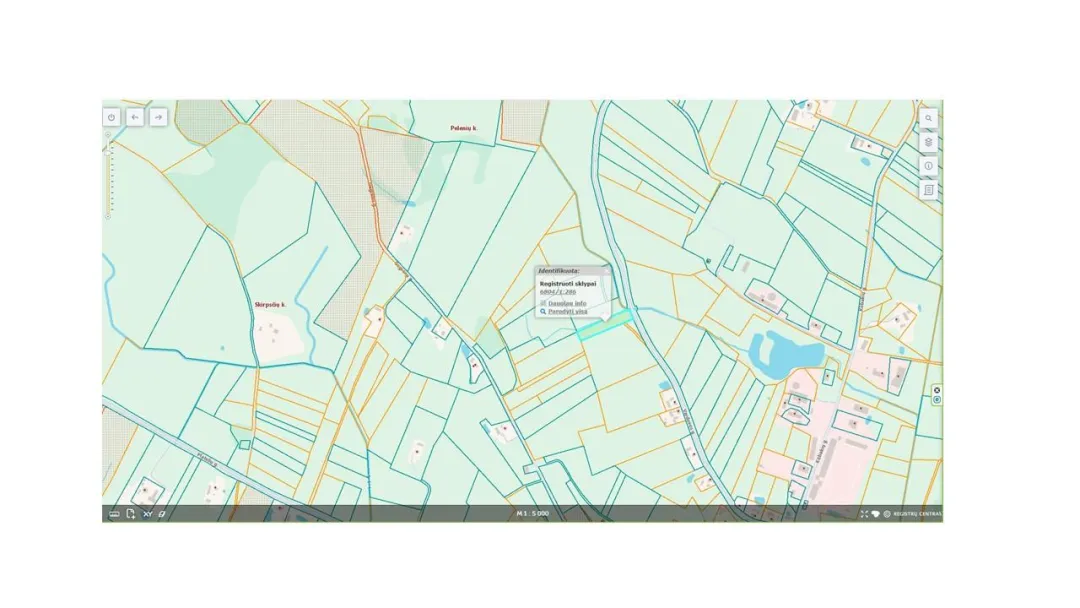 0,5 ha žemės ūkio paskirties sklypas Alsėdžiuose