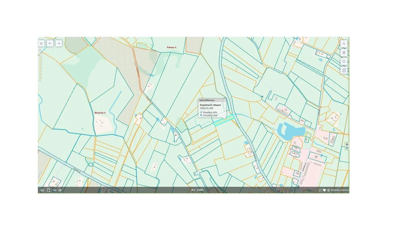 0,5 ha žemės ūkio paskirties sklypas Alsėdžiuose