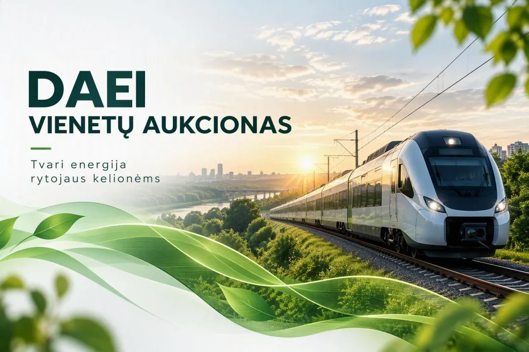 DAEI vienetų perleidimas aukciono būdu
