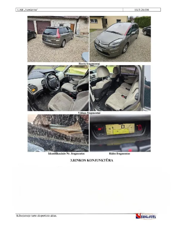 Citroën C4 Picasso keleivinis automobilis
