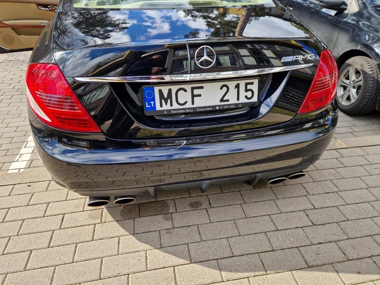 Mercedes-Benz CL500 keleivinio automobilio pardavimas aukcione